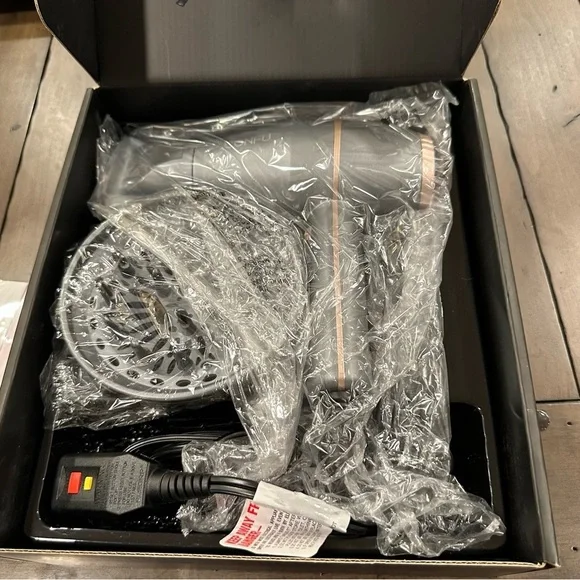 Grey Hair Dryer with Diffuser 1875W, Negative lonic Blow Dryer It#TB8 - Picture 4 of 12